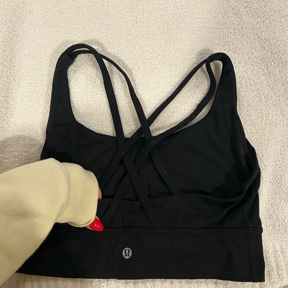 lululemon athletica Other - lululemon athletica Black Cross-Back Sports Bra